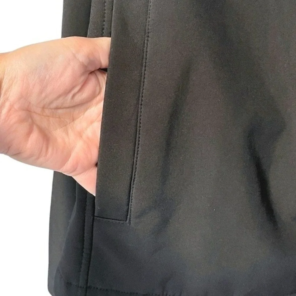 Calvin Klein Scuba Jacket Mens‎ M Black Fleece Lined Water Resistant Stretch